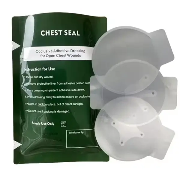 Vented Chest Seal for Emergency Wound Care