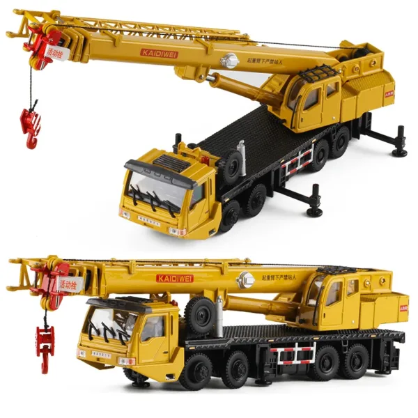 1/50 Scale Wheeled Truck Ladder Crane Toy - Image 5