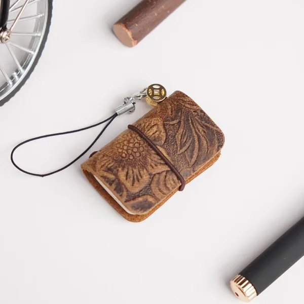 Mini Leather Pocket Diary with 64 Pages - Image 9