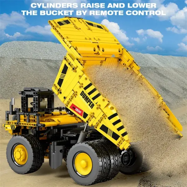 Remote Control Dump Truck Building Set - Image 3