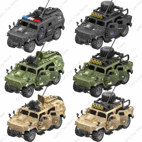 Armored Vehicle Building Blocks Model Toy