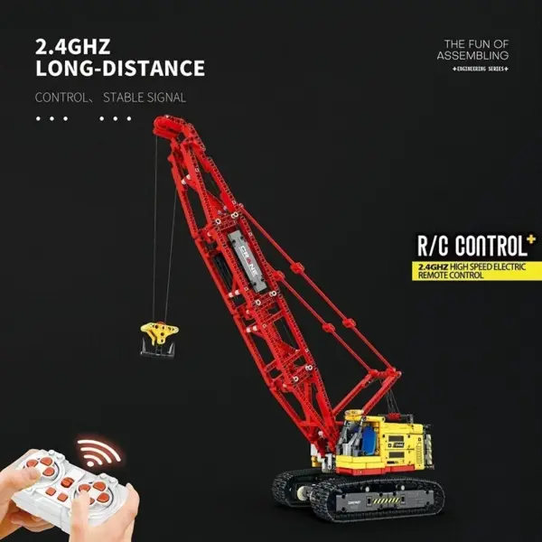 1322PCS Remote Control Crawler Crane Model - Image 3