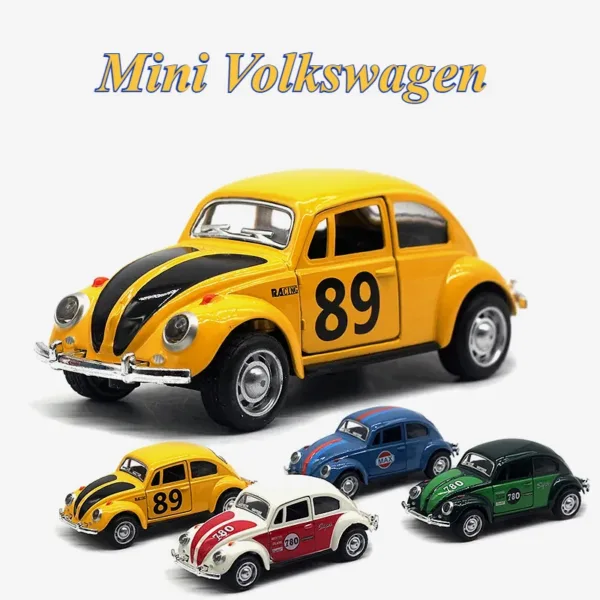 1:32 Alloy Volkswagen Beetle Diecast Model Car - Image 5