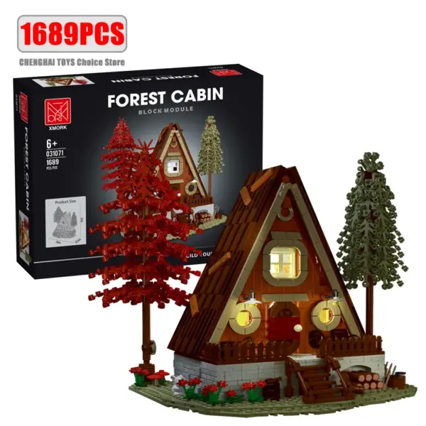 Forest House Building Blocks Model Set - Image 3