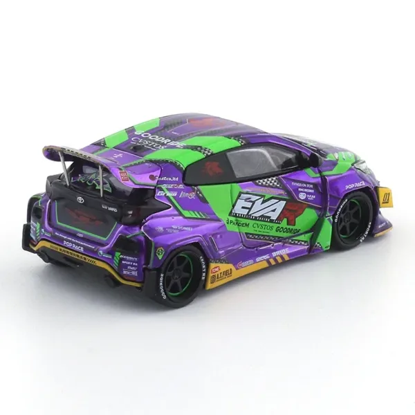 1/64 Scale Diecast Racing Yaris Model Car - Image 5