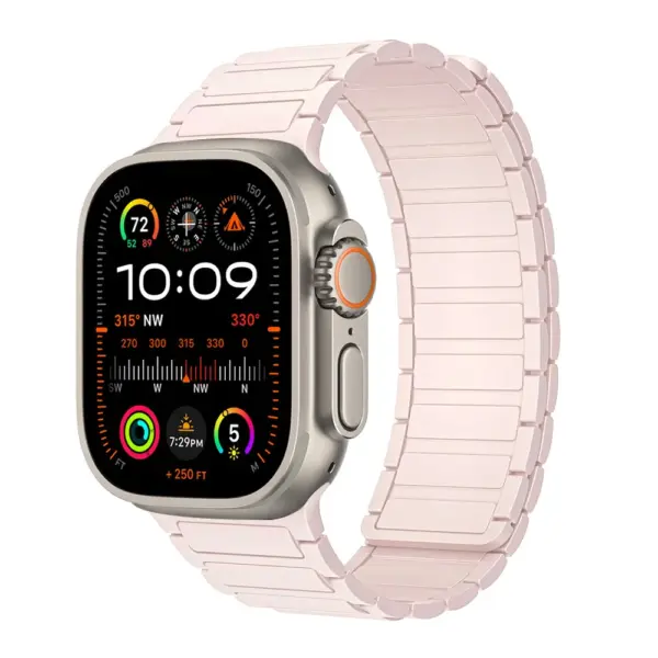 Silicone Magnetic Strap for Apple Watch 49mm 45mm - Image 21