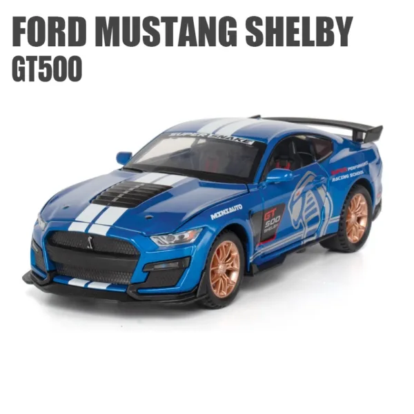 1/32 Ford Shelby GT500 GT350 Diecast Car - Image 7