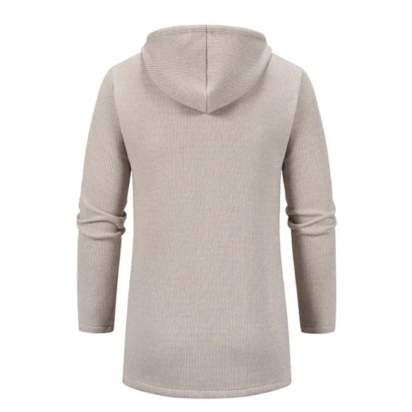 Men's Thick Hooded Coat for Autumn/Winter - Image 6