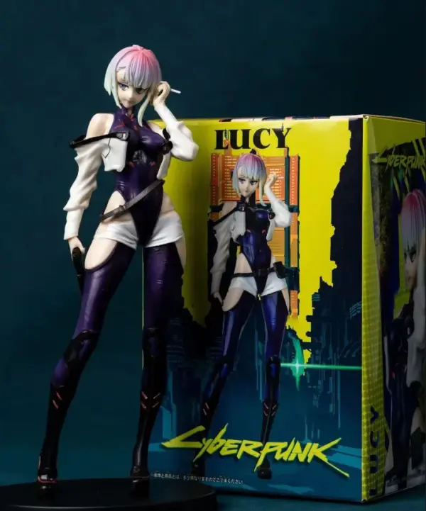 22CM Cyberpunk Edgerunners Lucy PVC Figure - Image 9