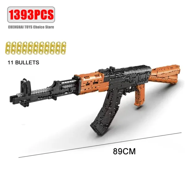 Military AK47 Sniper Rifle Building Blocks Set - Image 11