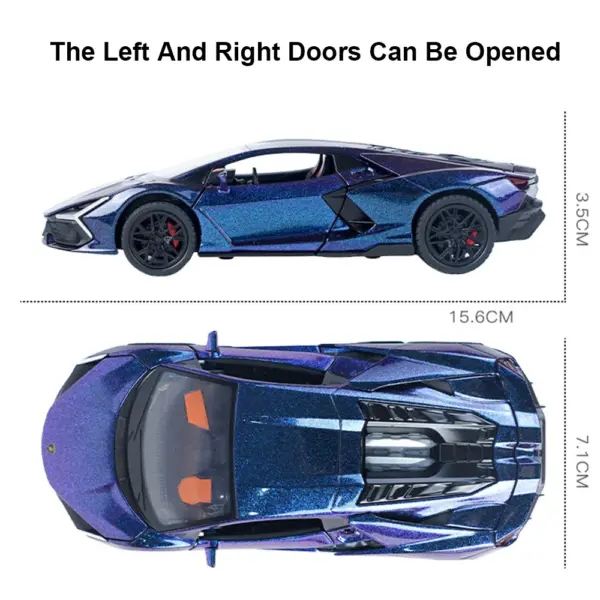 1/32 Metal Aventador Sports Car Model Toy - Image 2