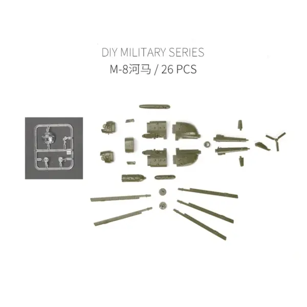 1/144 Scale AV-8A Fighter Model Assembly Kit - Image 2