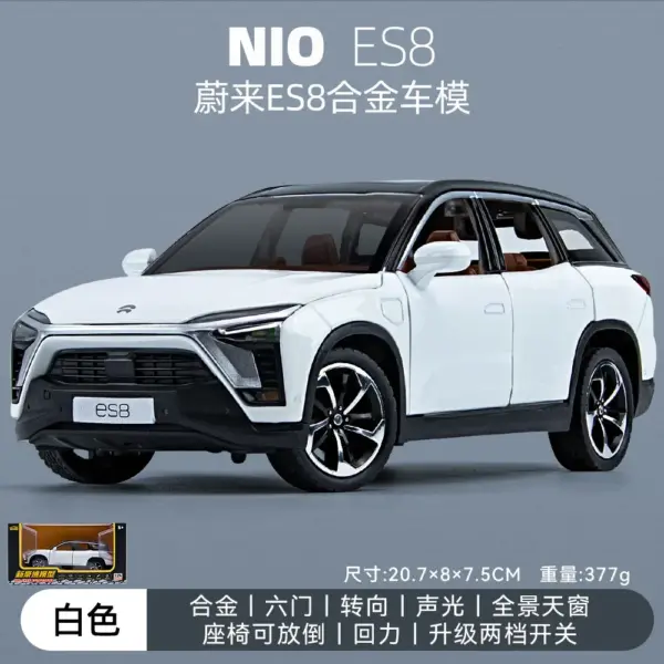 1:24 NIO ES8 Diecast Metal Model Car - Image 9