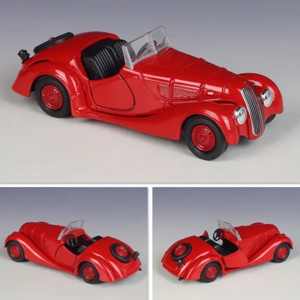 WELLY 1:36 BMW 328 Convertible Diecast Model - Image 4