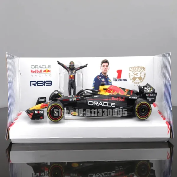 Bburago 1:24 Red Bull RB19 Diecast Model Car - Image 3