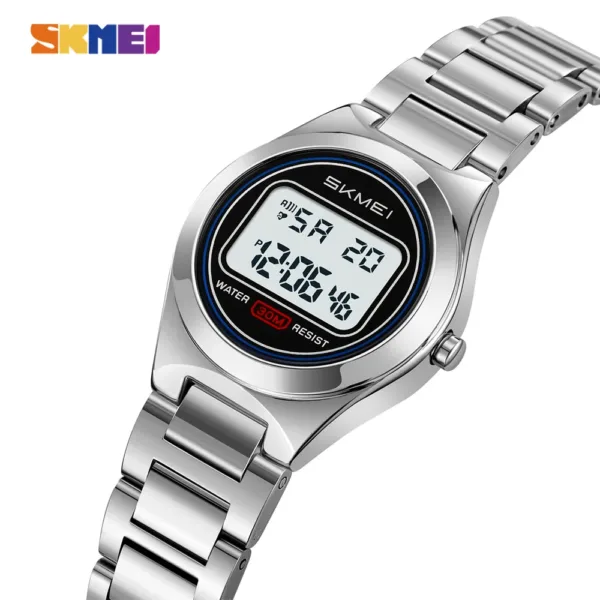 Women’s Digital Stainless Steel Luxury Watch