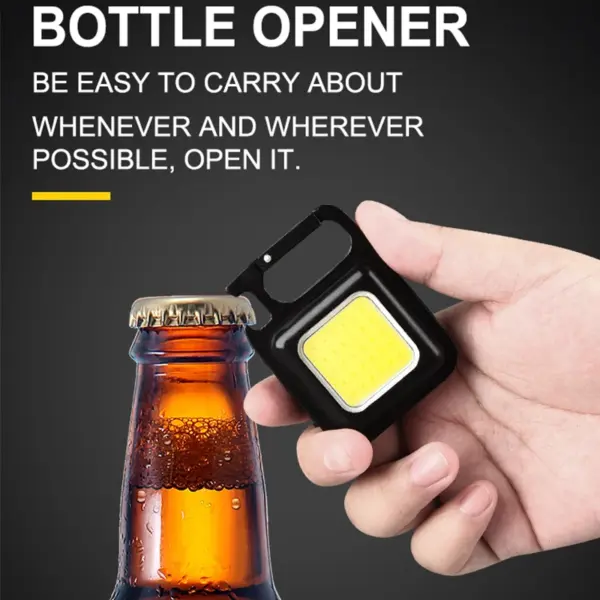 Multifunctional Portable Keychain LED Flashlight - Image 4