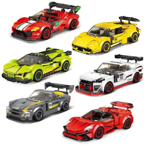 City Speed Champion Racing Car Building Blocks - Image 6