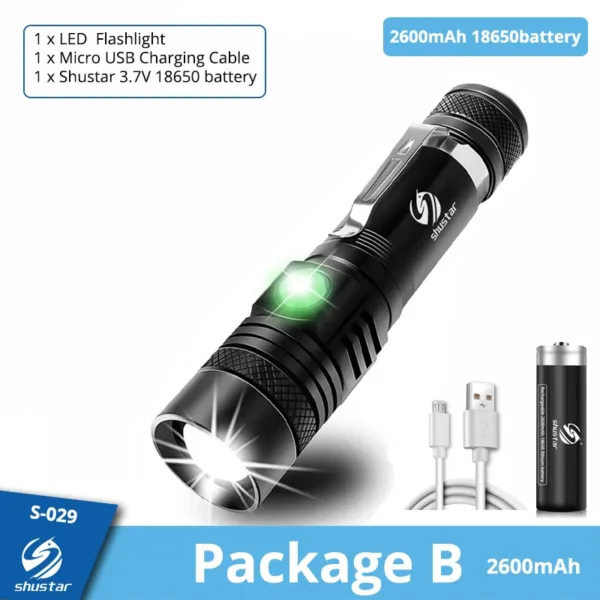 Ultra Bright Waterproof LED Flashlight 2000 Lumen - Image 8