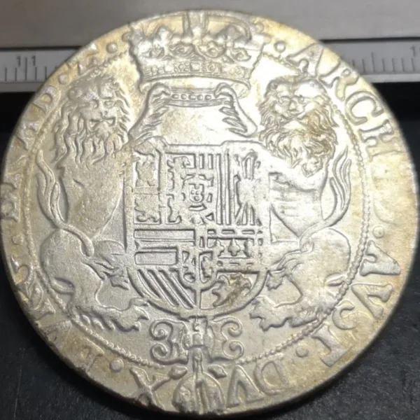 Brabant Silver Plated 1 Ducaton Coin Replica - Image 3