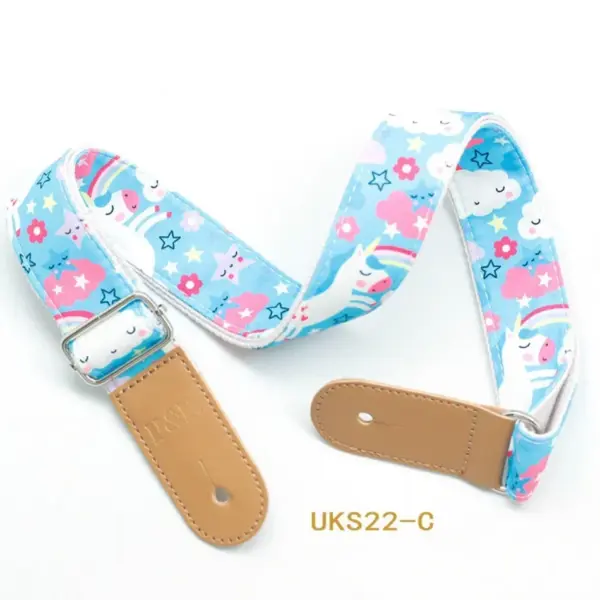 Adjustable Cartoon Cotton Ukulele Guitar Strap - Image 7