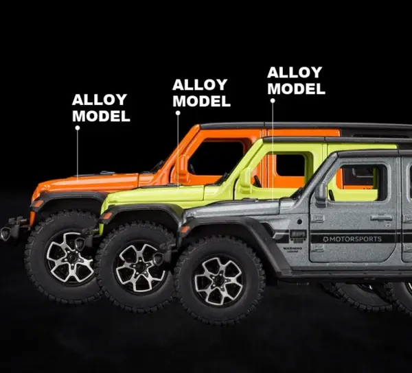 1:32 Alloy Jeep Wrangler Sahara Model Car