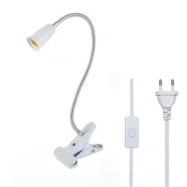 360 Degree Flexible Desk Lamp Holder E27 Socket - Image 5