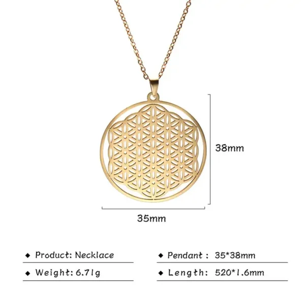 Flower of Life Pendant Necklace for Women - Image 19