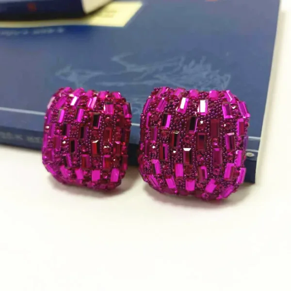 Trendy Rhinestone Stud Earrings for Women - Image 4