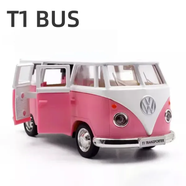 1:36 Volkswagen VW T1 Bus Diecast Toy Model - Image 10