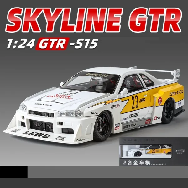 1/24 Nissan Skyline GTR R34 Diecast Model - Image 11