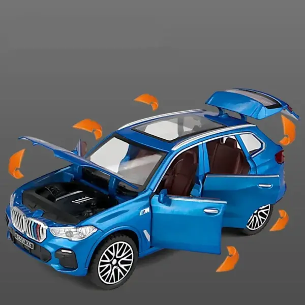 1:32 BMW X5 Alloy SUV Model Toy Vehicle - Image 3