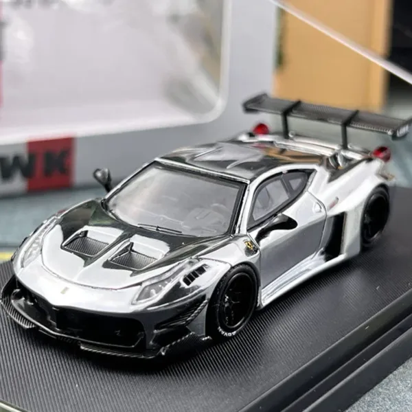 1/64 Scale Ferrari 458 GT LBWK Diecast Model - Image 7