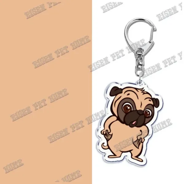 Cute PUG Keychain Pendant for All Occasions - Image 25