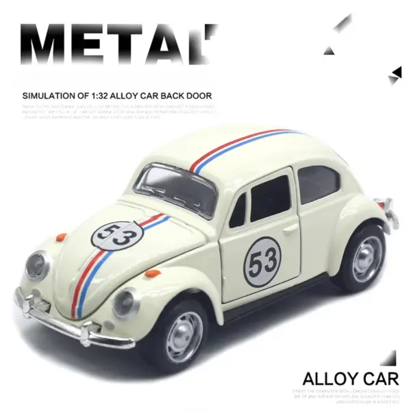 32 Alloy Volkswagen Beetle Diecast Car Model - Image 7