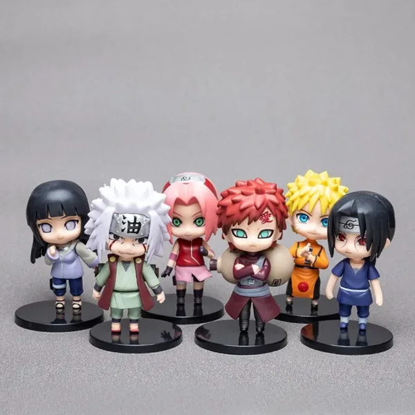 Naruto Anime Figures PVC Dolls Set of 6