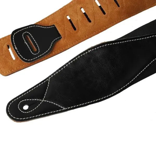 Genuine Leather Padded Guitar Strap for Comfort - Image 6