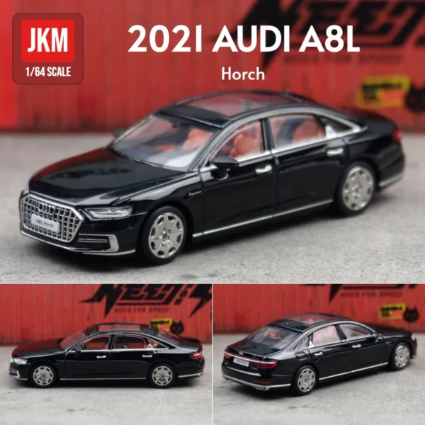 1:64 Audi A8L Sedan Diecast Toy Car - Image 10