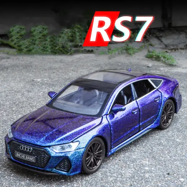 1/32 Scale RS7 Diecast Toy Car with Lights