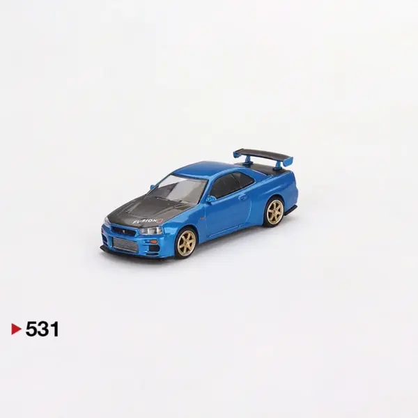 1:64 Scale Nissan Skyline R34 GT-R Model