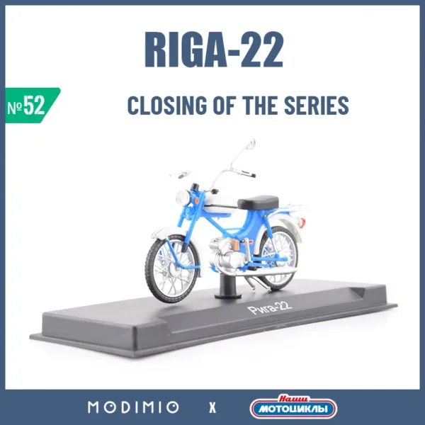 1:24 Scale Riga 22 Soviet Moped Model