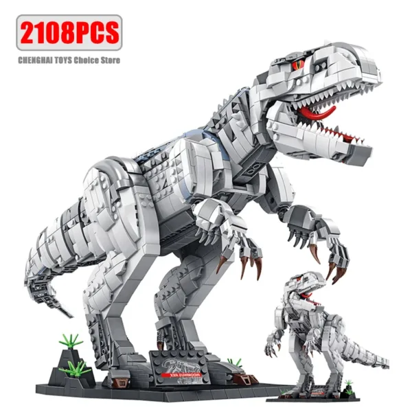 Large Mechanical T-Rex Building Blocks Set - Image 9