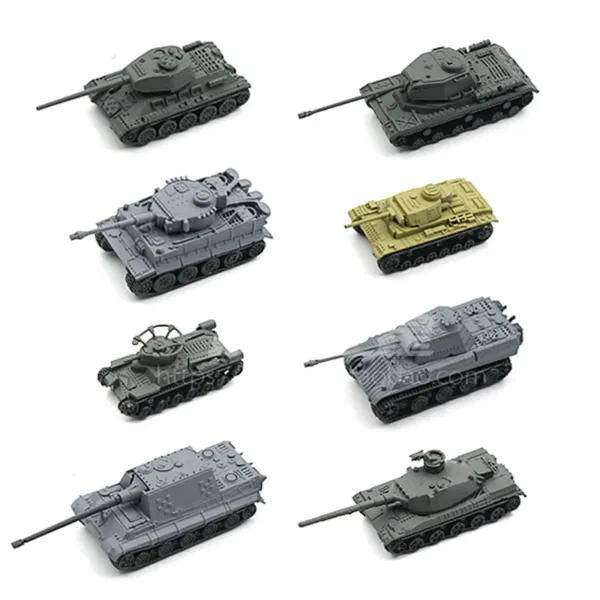 1:144 Mini Assemble Tank Collection Set - Image 2