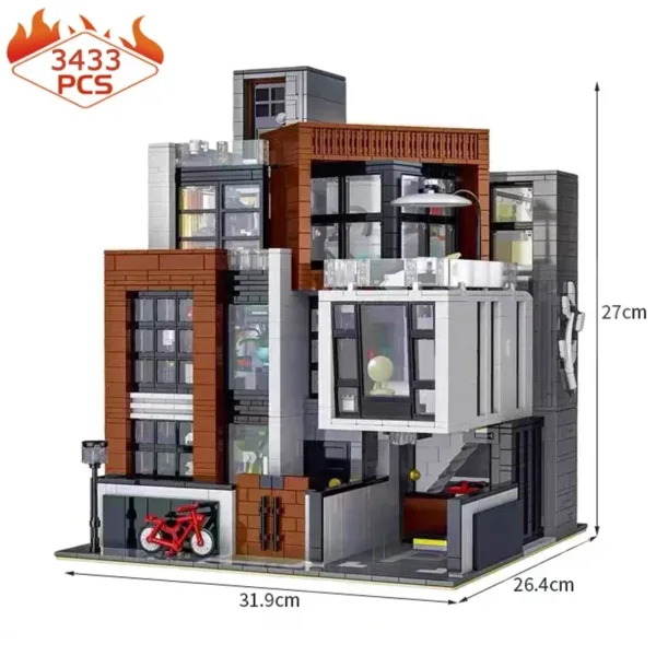 Modern Villa Building Block Set 3623 Pieces - Image 7