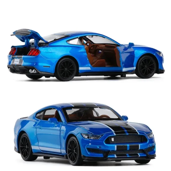 1/32 Ford Shelby GT500 GT350 Diecast Car - Image 11