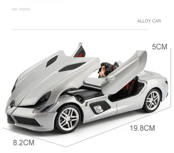 1:24 Mercedes-Benz SLR Stirling Moss Model Car - Image 5