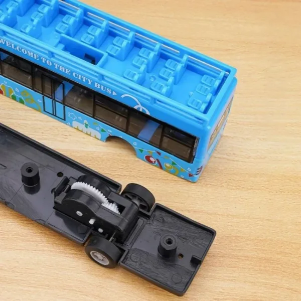 15CM Pull Back Alloy Bus Toy for Kids - Image 6