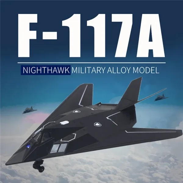 American Nighthawk F-117A Metal Aircraft Model - Image 2