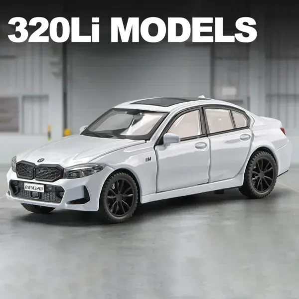 1:32 Scale BMW 320i Metal Diecast Model Car - Image 7