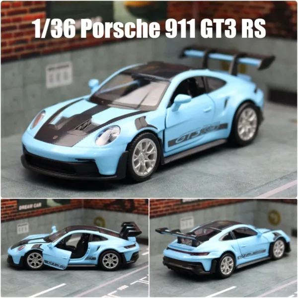 1/36 Porsche 911 GT3 RS Diecast Model Car - Image 22